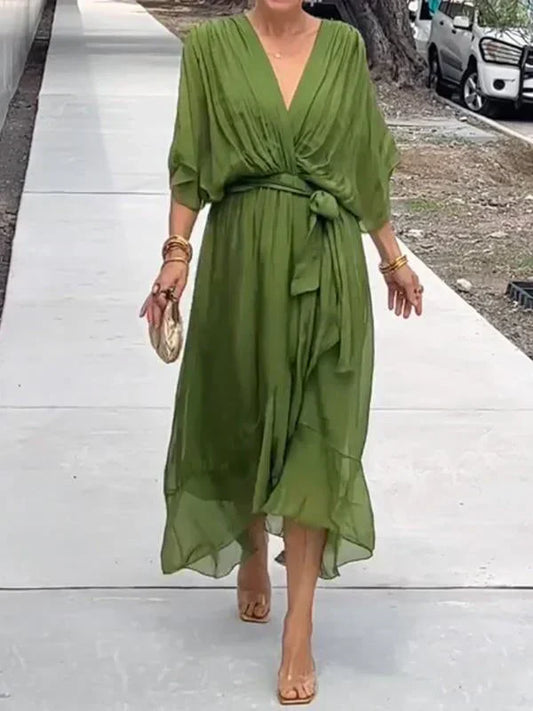 Monica | Robe en mousseline de soie